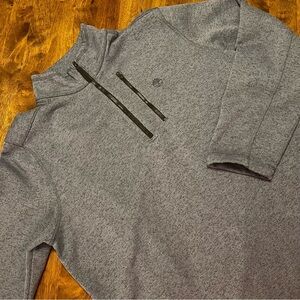 Timberland 1/4 Zip Pullover Sweater Blue Grey XXL Men’s Knit Warm Cozy